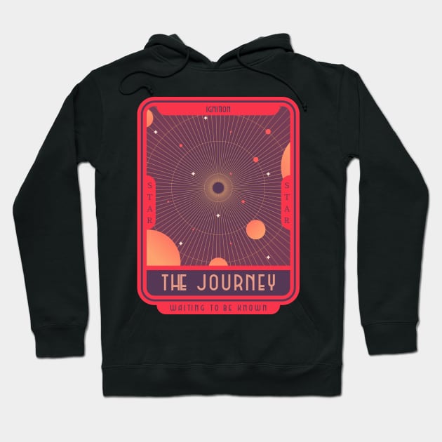 The Journey Waiting To Be Known Hoodie by Ken Adams Store